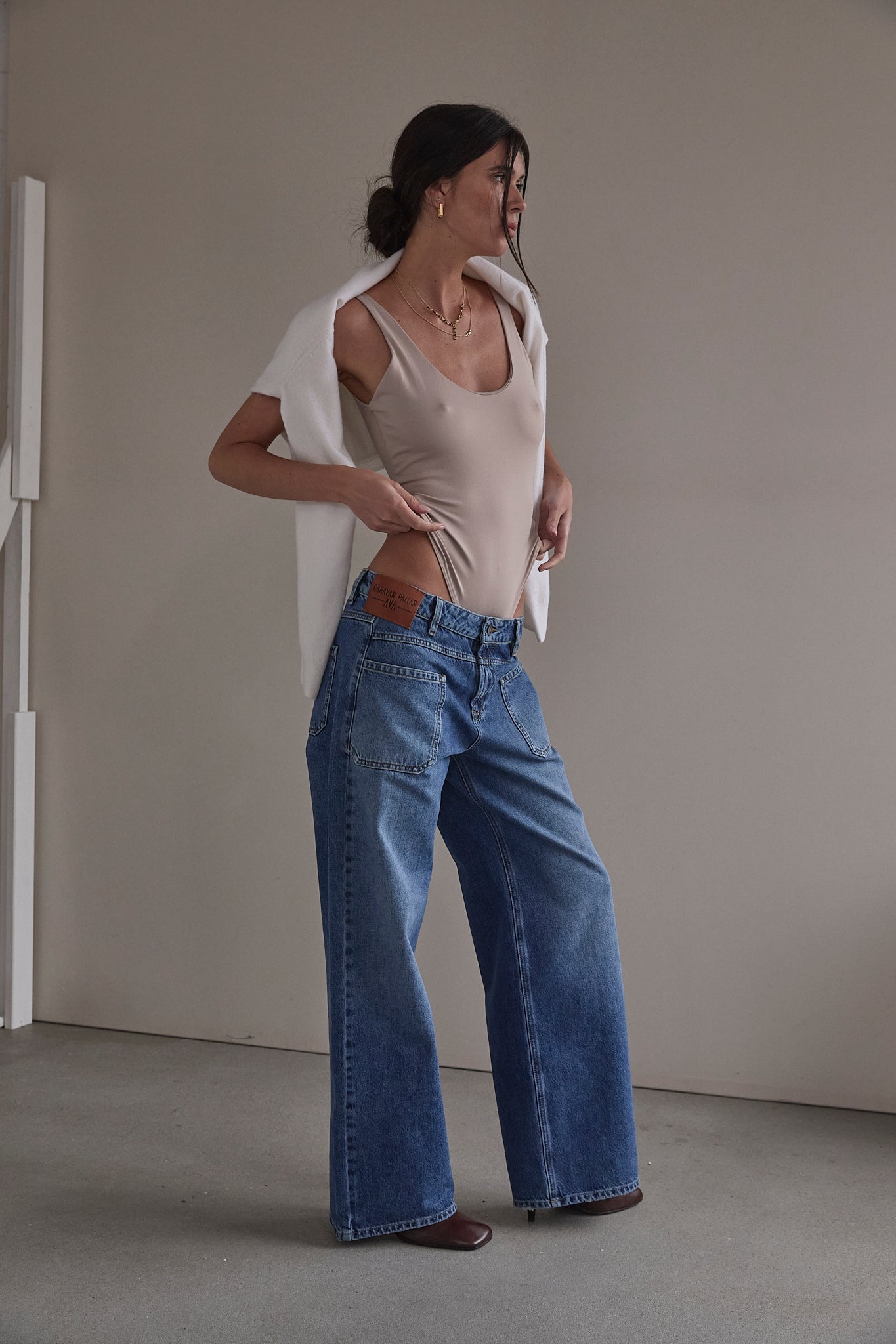Jeans droit flare Femme Sybille magyar | Freeman T. Porter