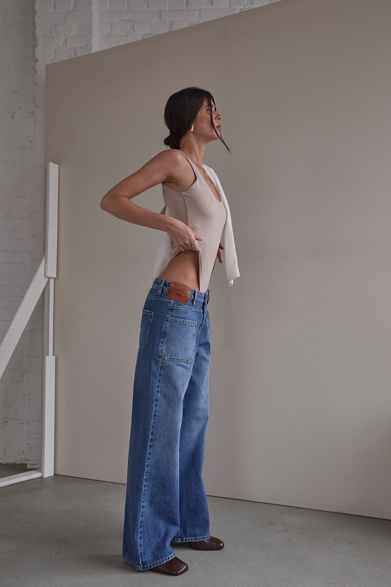 Jeans droit flare Femme Sybille magyar | Freeman T. Porter