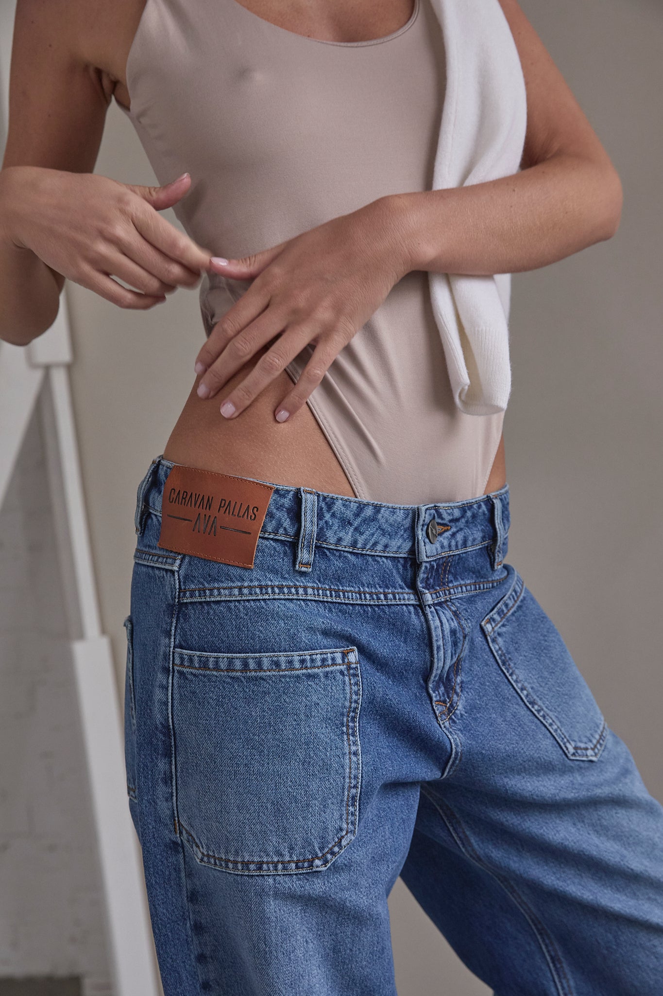 Jeans droit flare Femme Sybille magyar | Freeman T. Porter