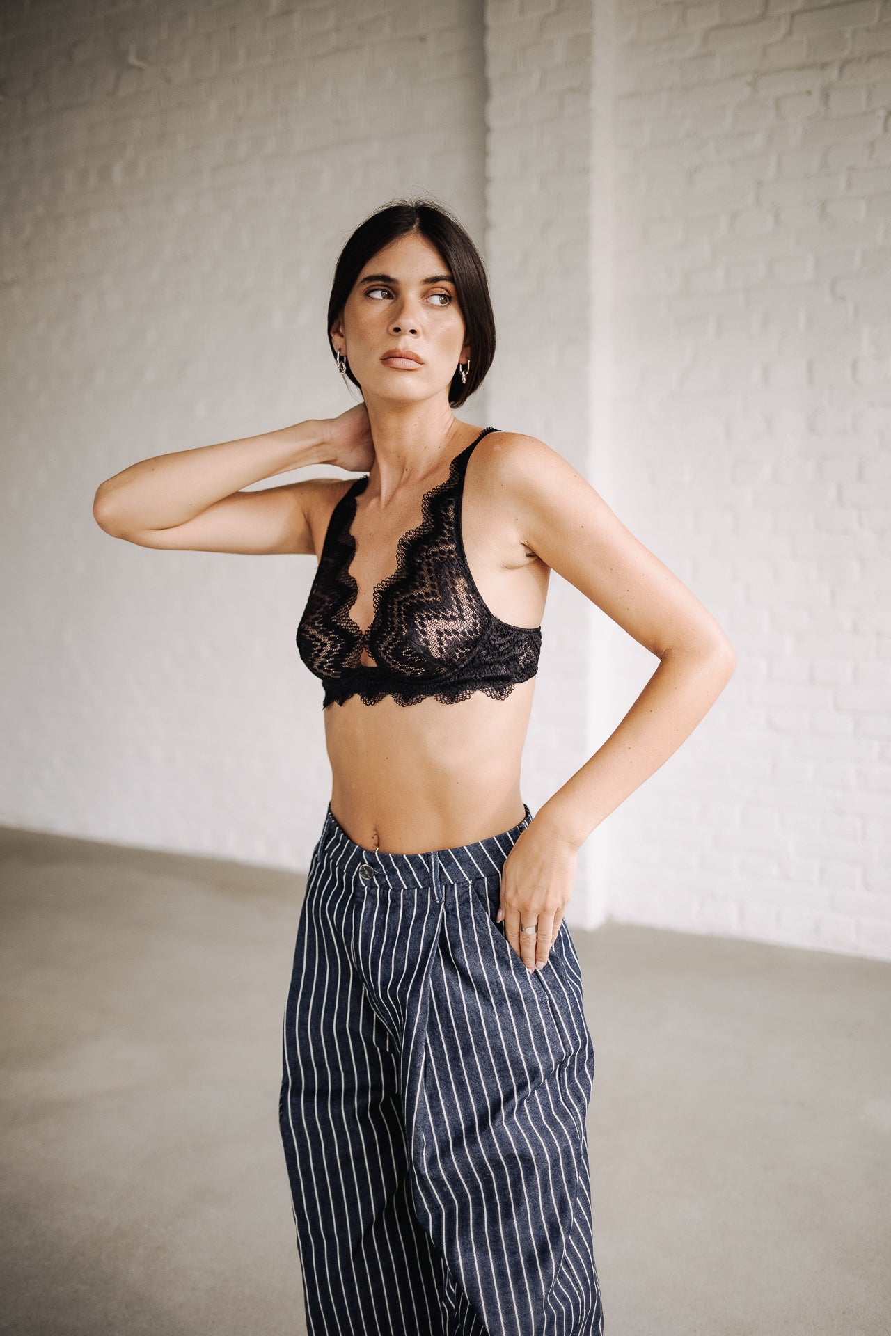 Jeans à pinces balloon Femme Asteria navy | Freeman T. Porter