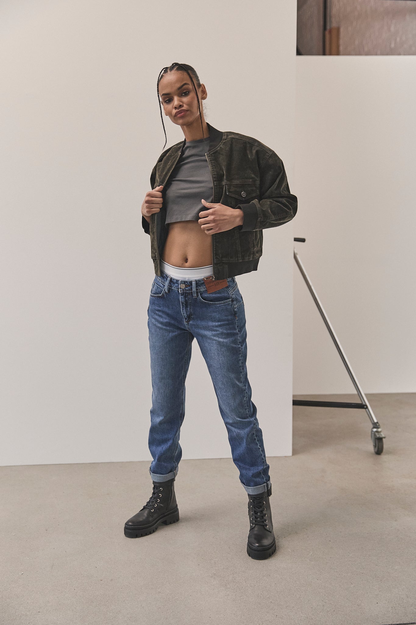 Jeans cropped boyfriend Femme Hera magyar | Freeman T. Porter