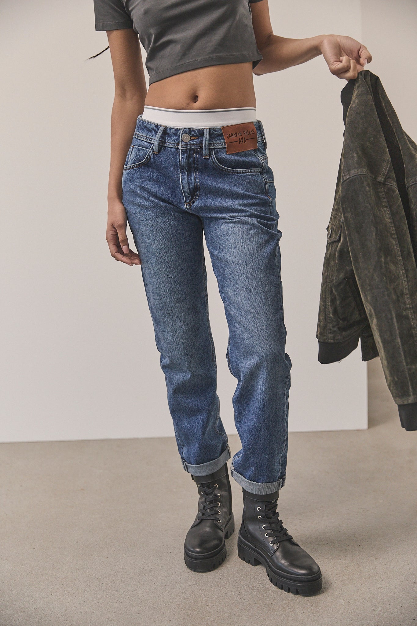 Jeans cropped boyfriend Femme Hera magyar | Freeman T. Porter