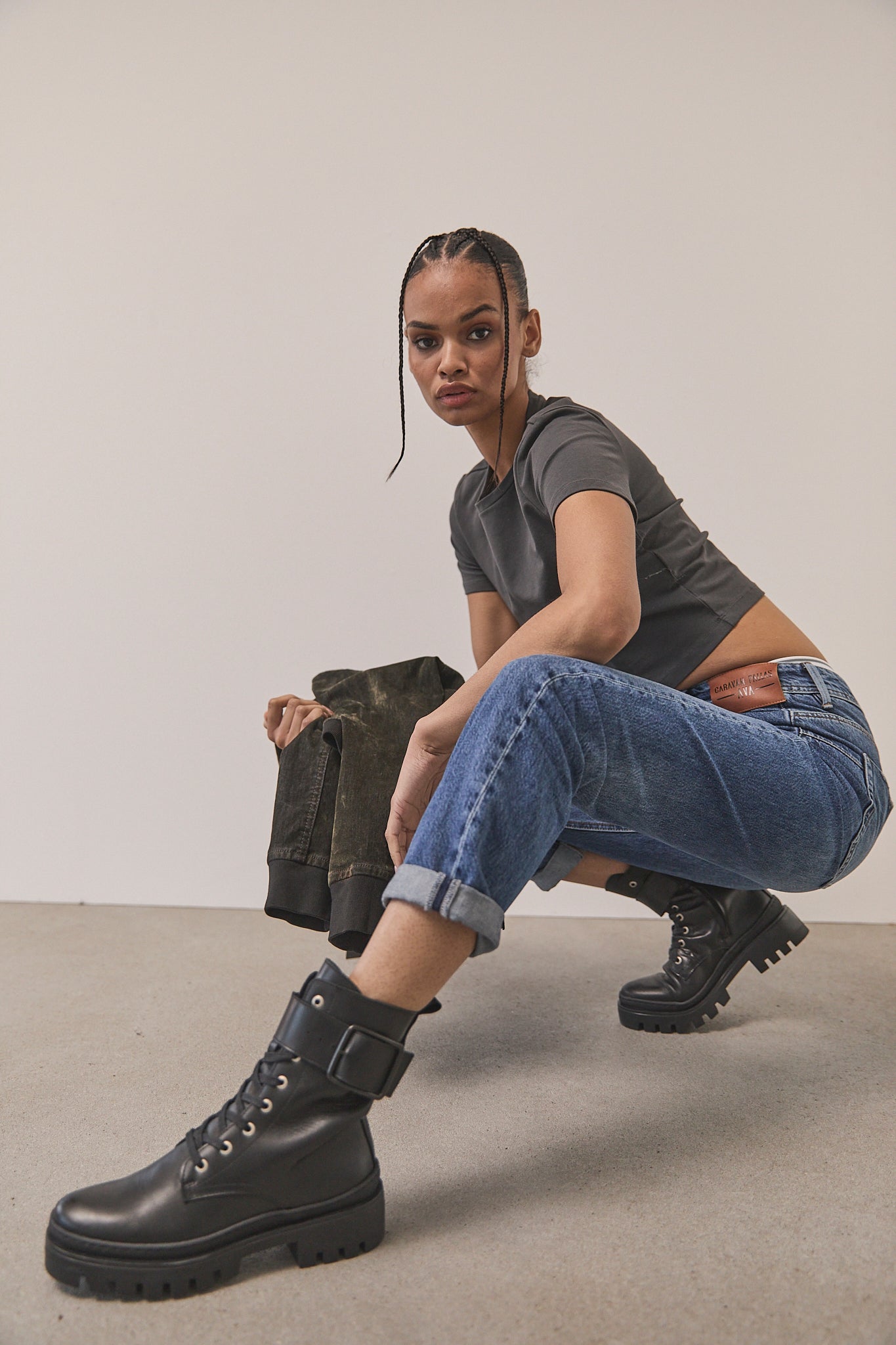 Jeans cropped boyfriend Femme Hera magyar | Freeman T. Porter