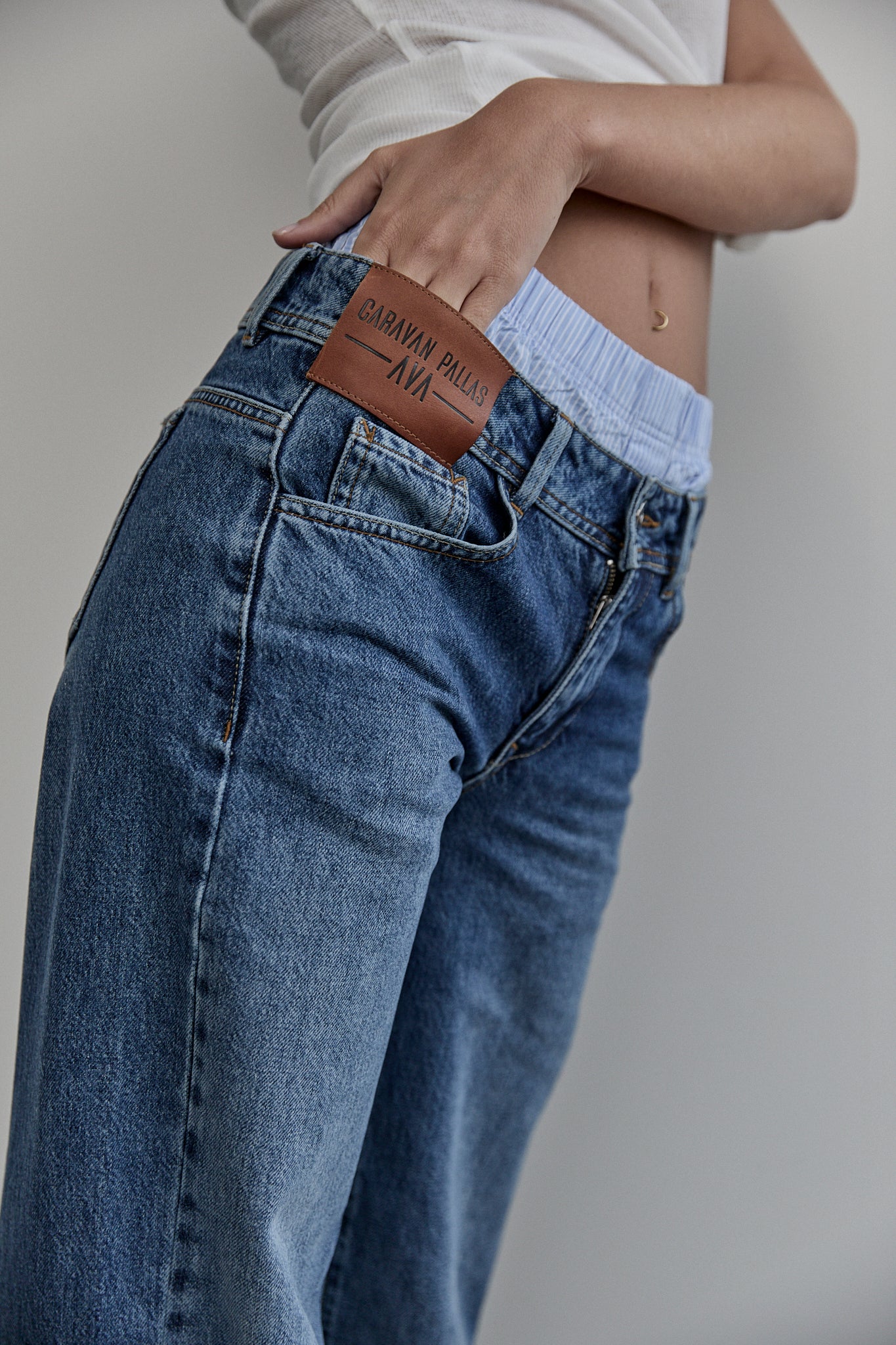 Jeans large intemporel Femme Aura magyar | Freeman T. Porter