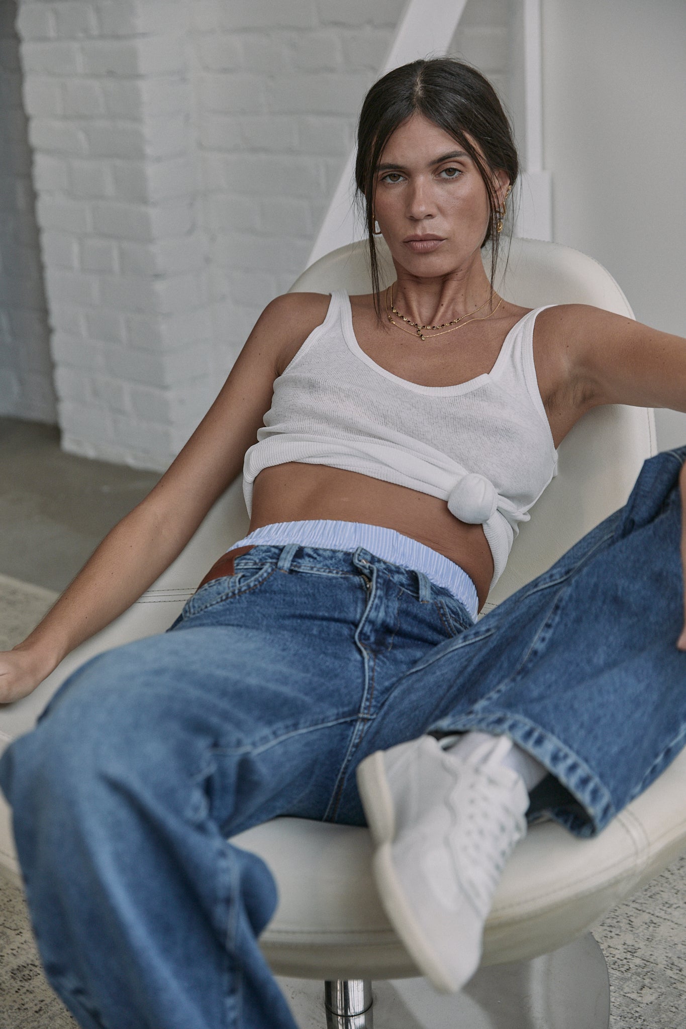 Jeans large intemporel Femme Aura magyar | Freeman T. Porter