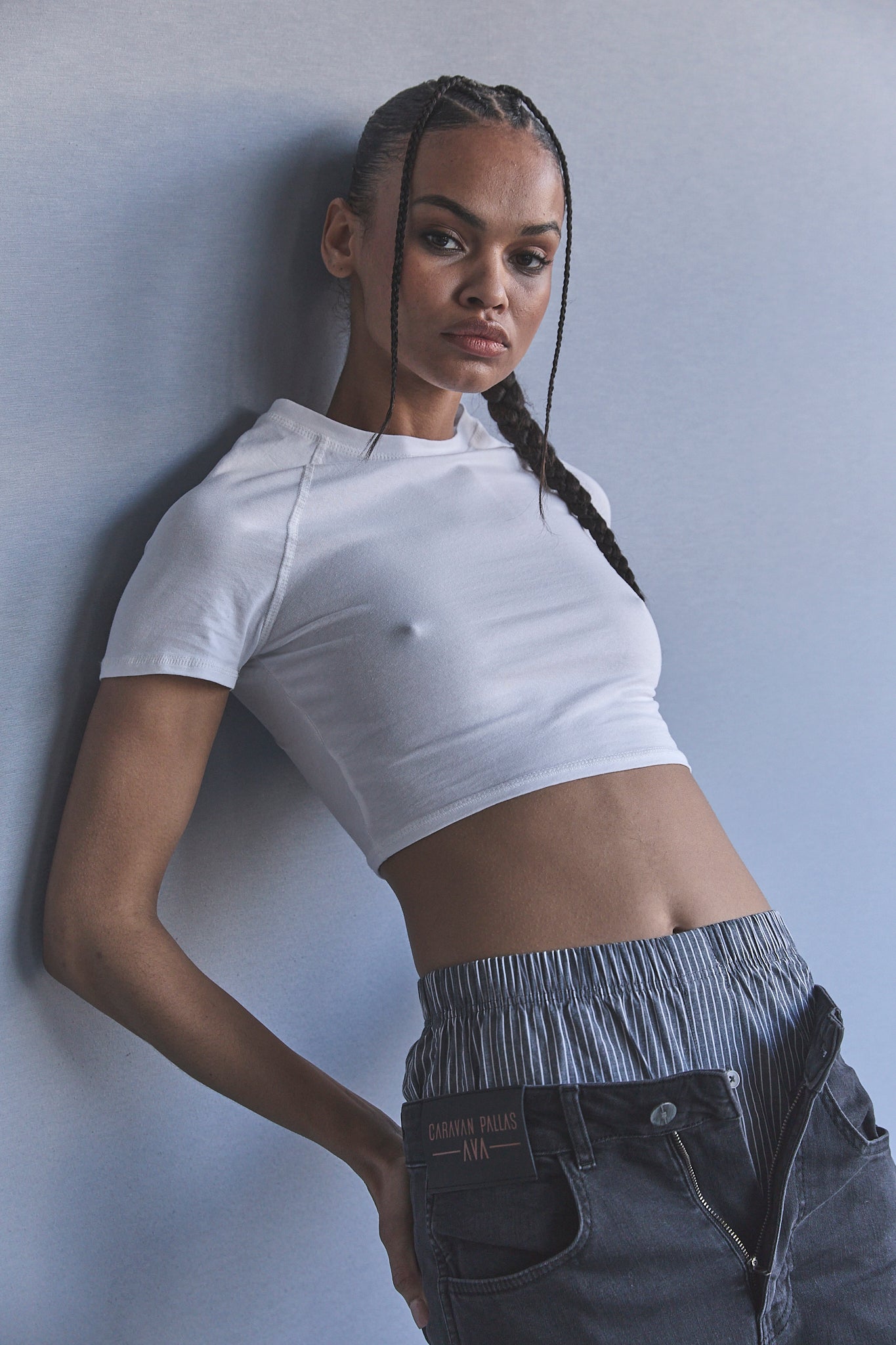 Jeans barrel noir Femme Athena boléo | Freeman T. Porter