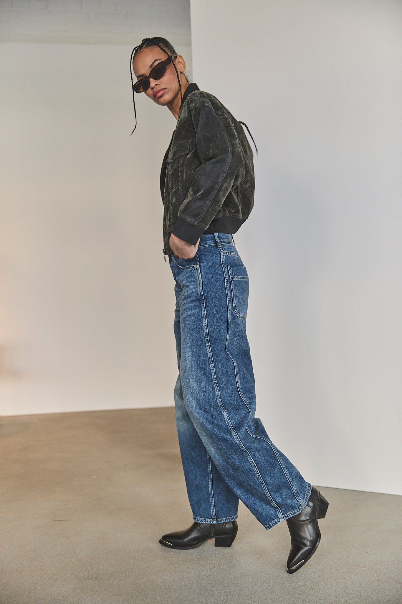 Jeans barrel Femme Athena barstow clean | Freeman T. Porter
