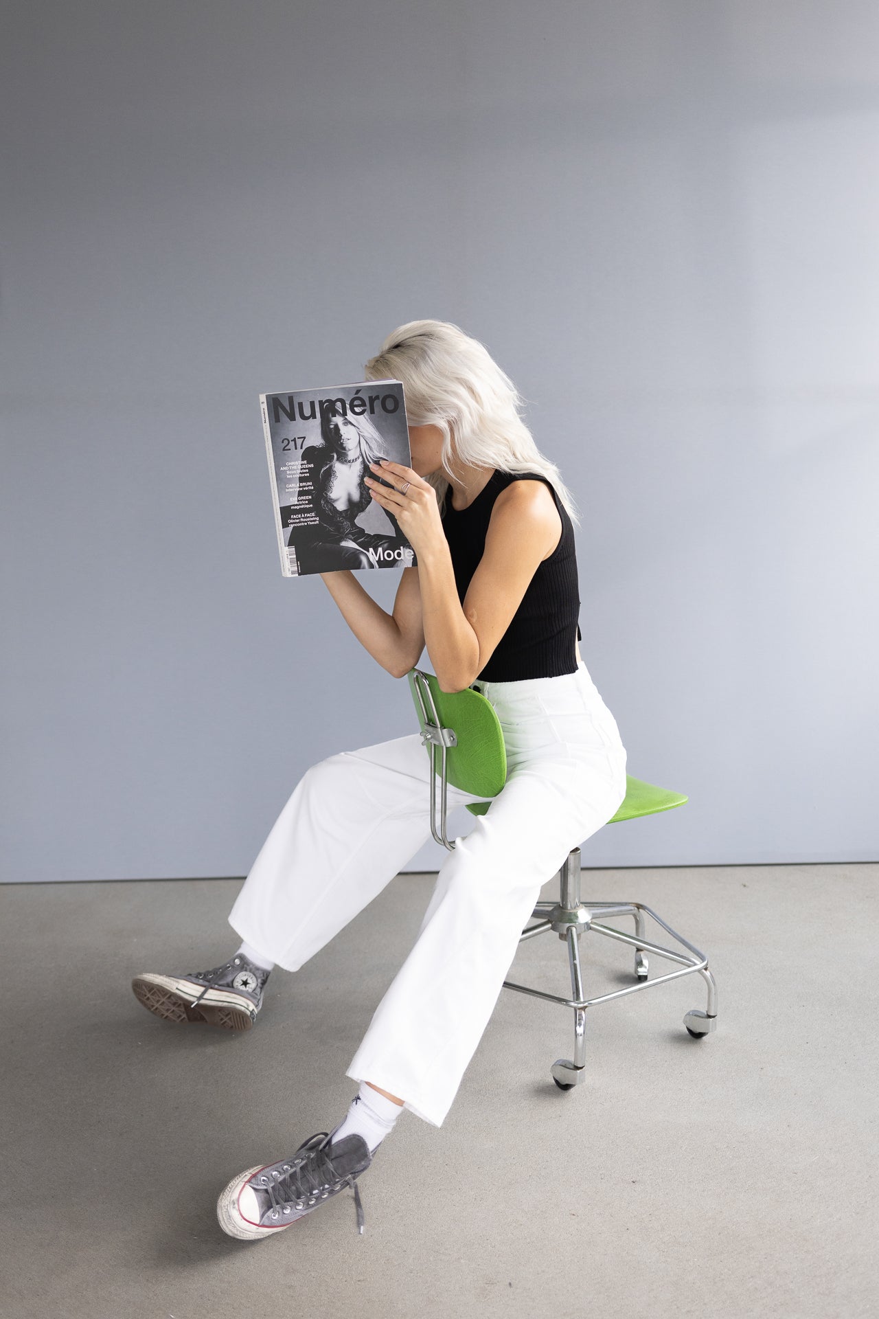 Jeans barrel Femme Athena white | Freeman T. Porter