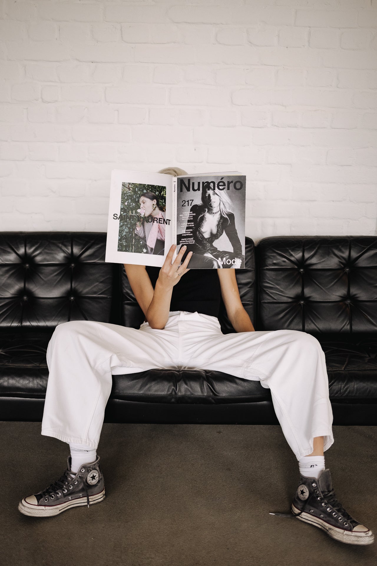 Jeans barrel Femme Athena white | Freeman T. Porter