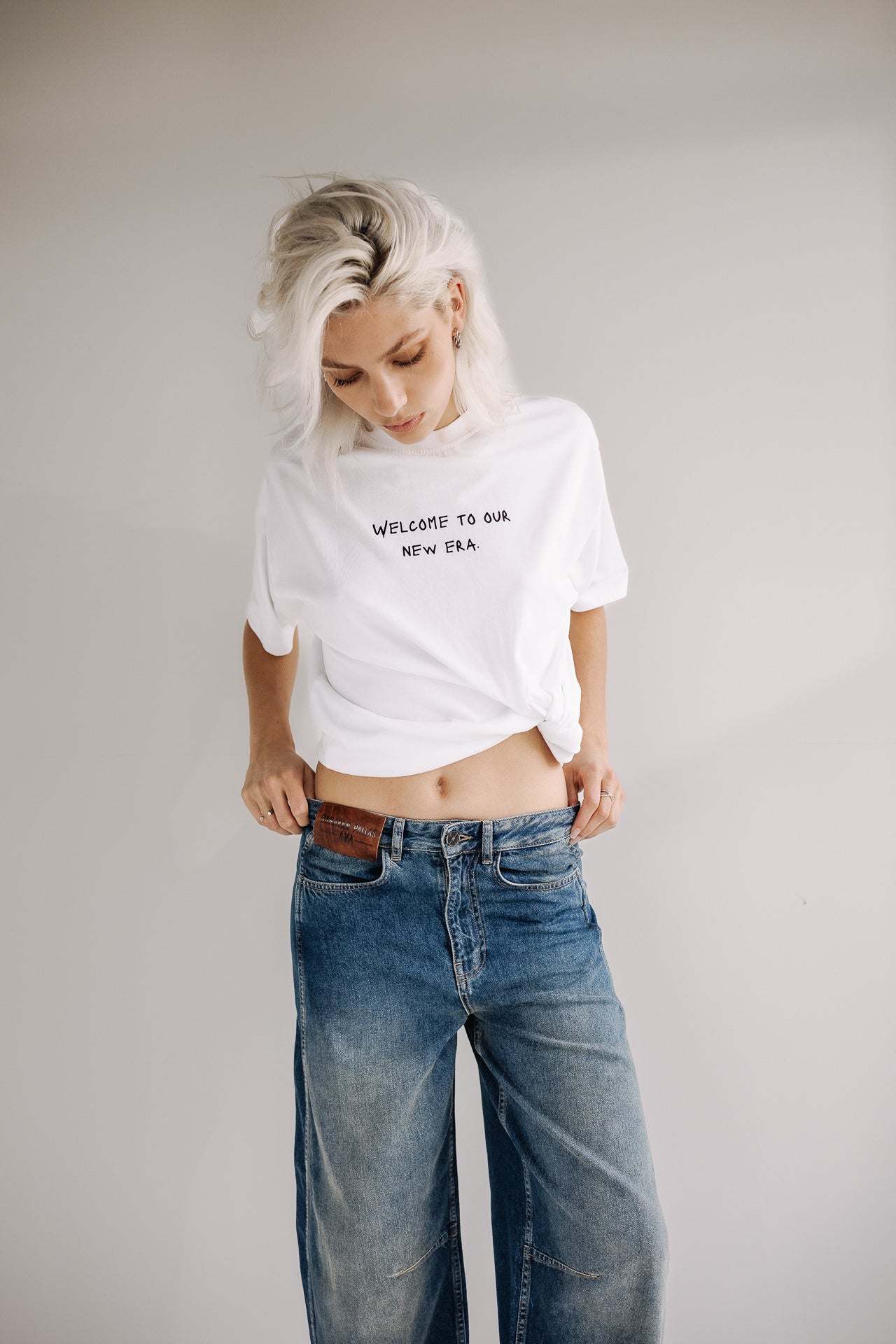 Pantalon barrel Femme Athena original | Freeman T. Porter