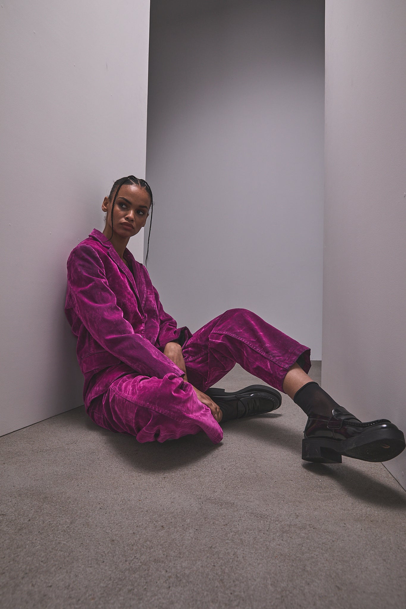 Cropped balloon pants Women Salia fuchsia | Freeman T. Porter