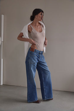 

Jeans droit flare Femme Sybille magyar | Freeman T. Porter