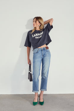 

Jeans cropped boyfriend Femme Hera barla | Freeman T. Porter