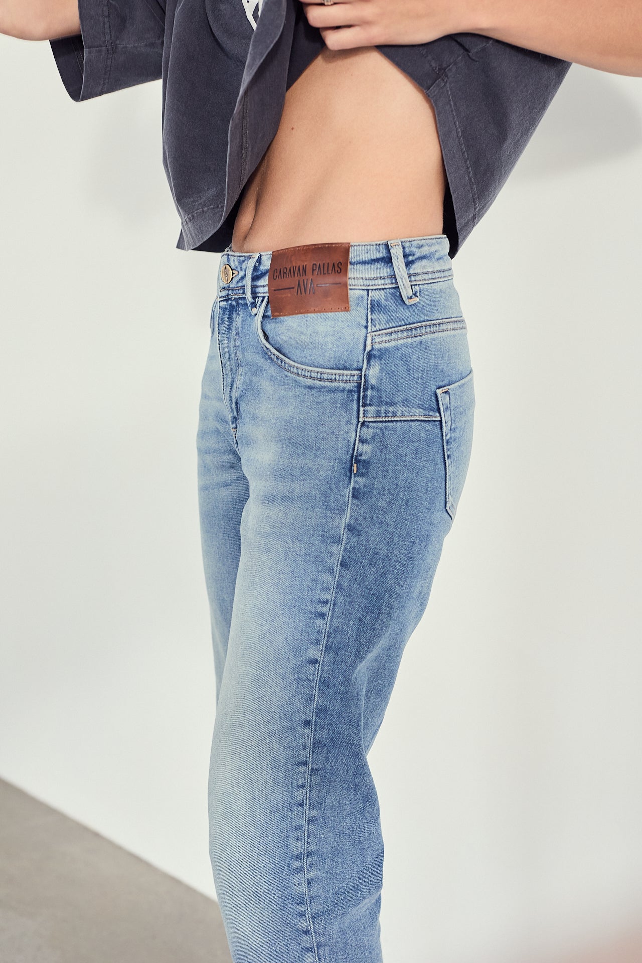 

Jeans cropped boyfriend Femme Hera barla | Freeman T. Porter