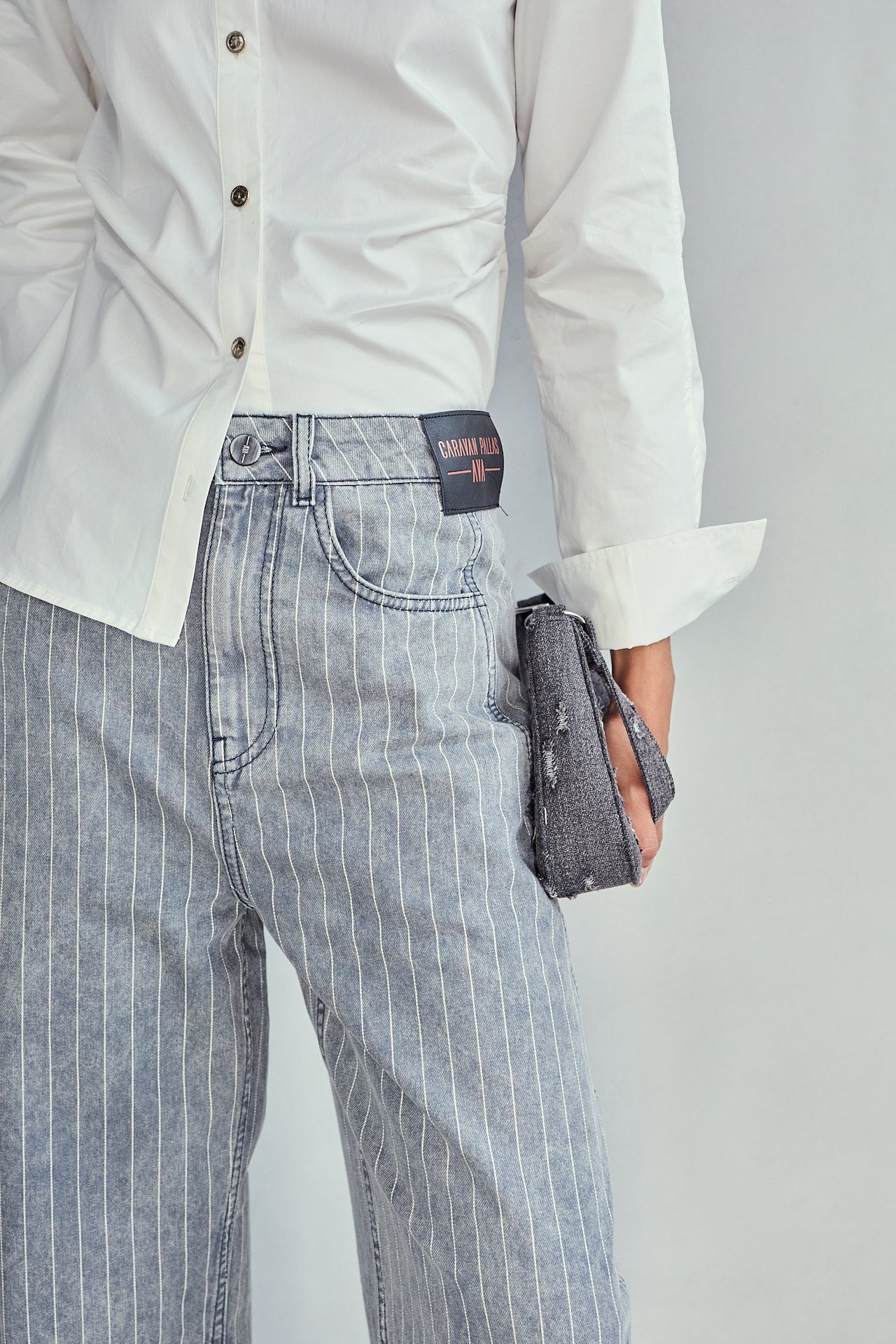 

Jeans barrel Femme Athena togo stripes | Freeman T. Porter