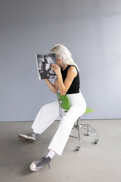 

Jeans barrel Femme Athena white | Freeman T. Porter