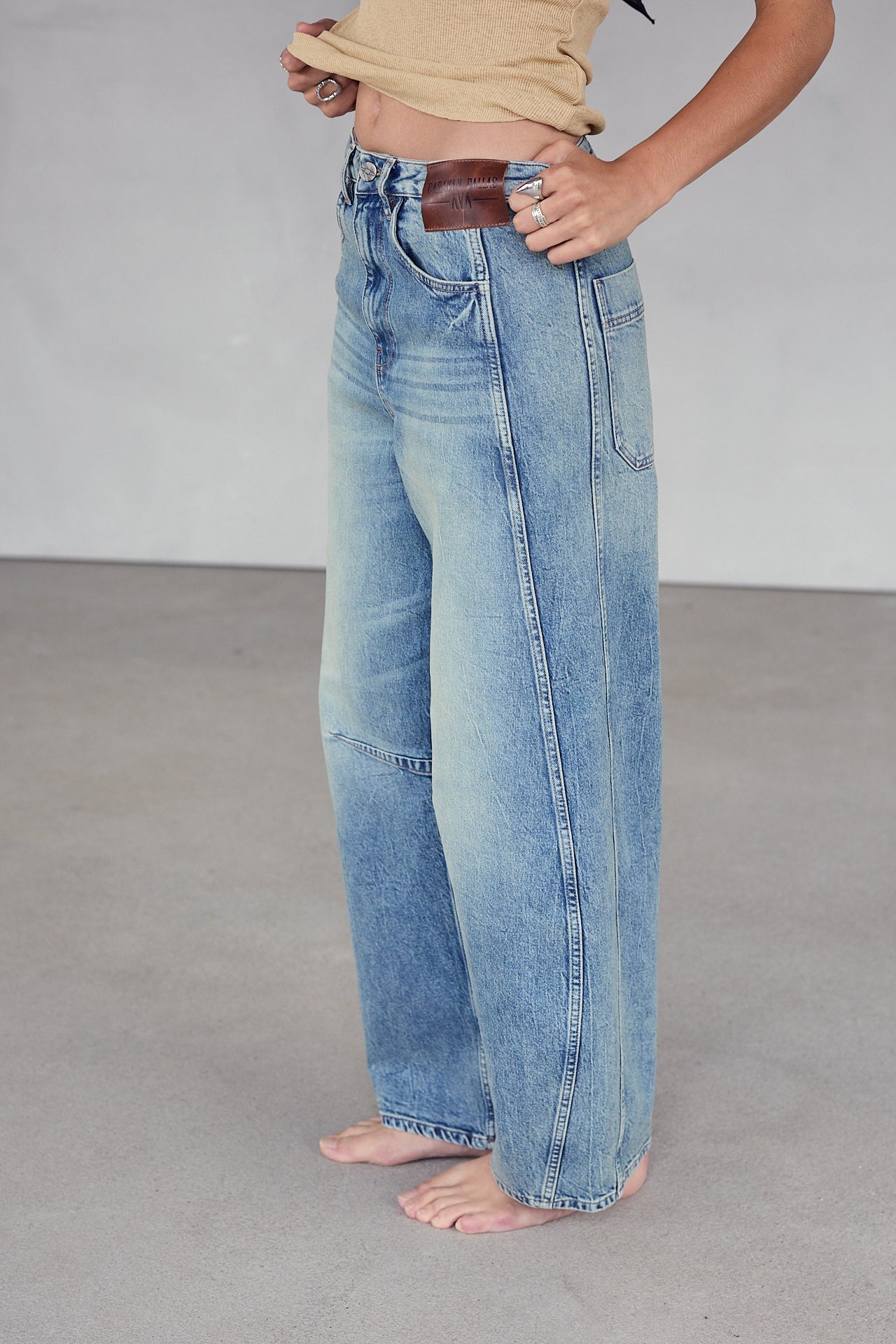 

Jeans barrel Femme Athena light boca | Freeman T. Porter