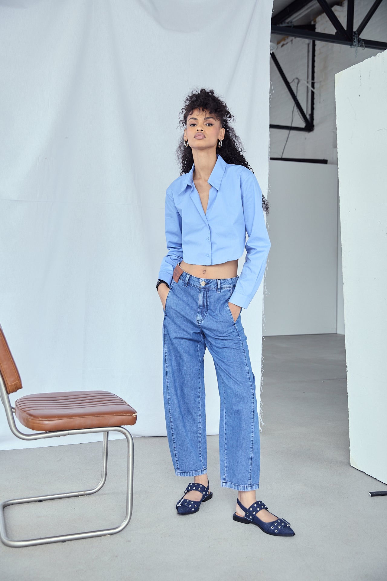 

Pantalon balloon cropped Femme Salia mabushi | Freeman T. Porter