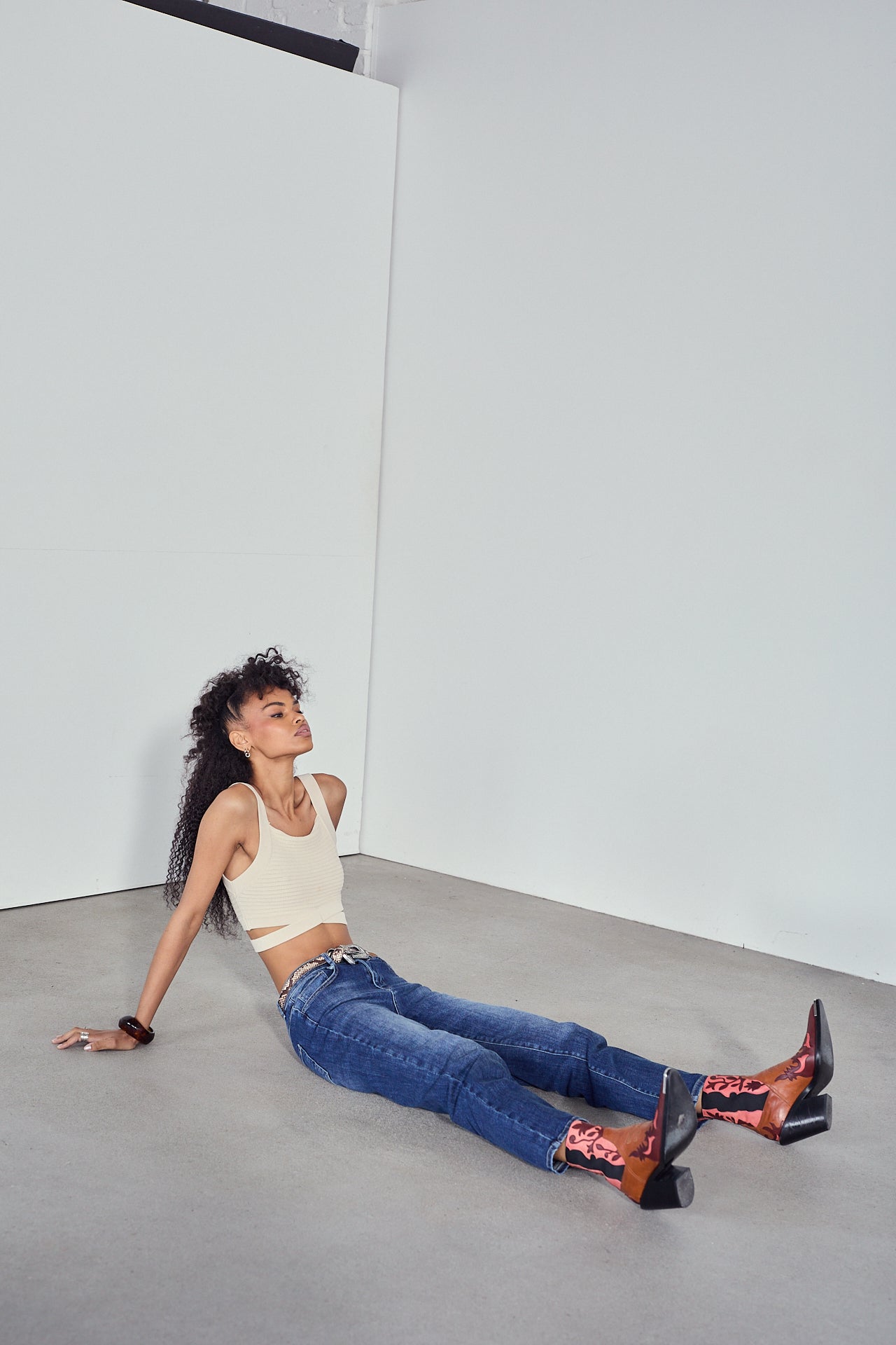 

Jeans droit cropped Femme Rhea medlin | Freeman T. Porter