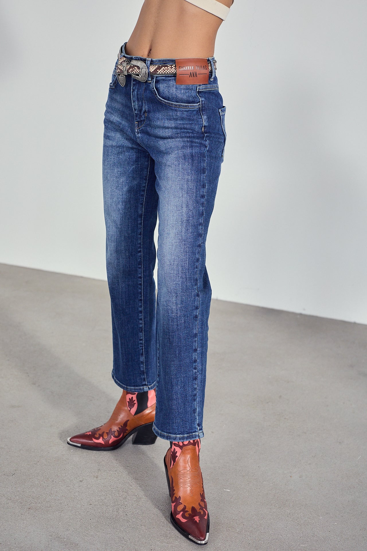 

Jeans droit cropped Femme Rhea medlin | Freeman T. Porter
