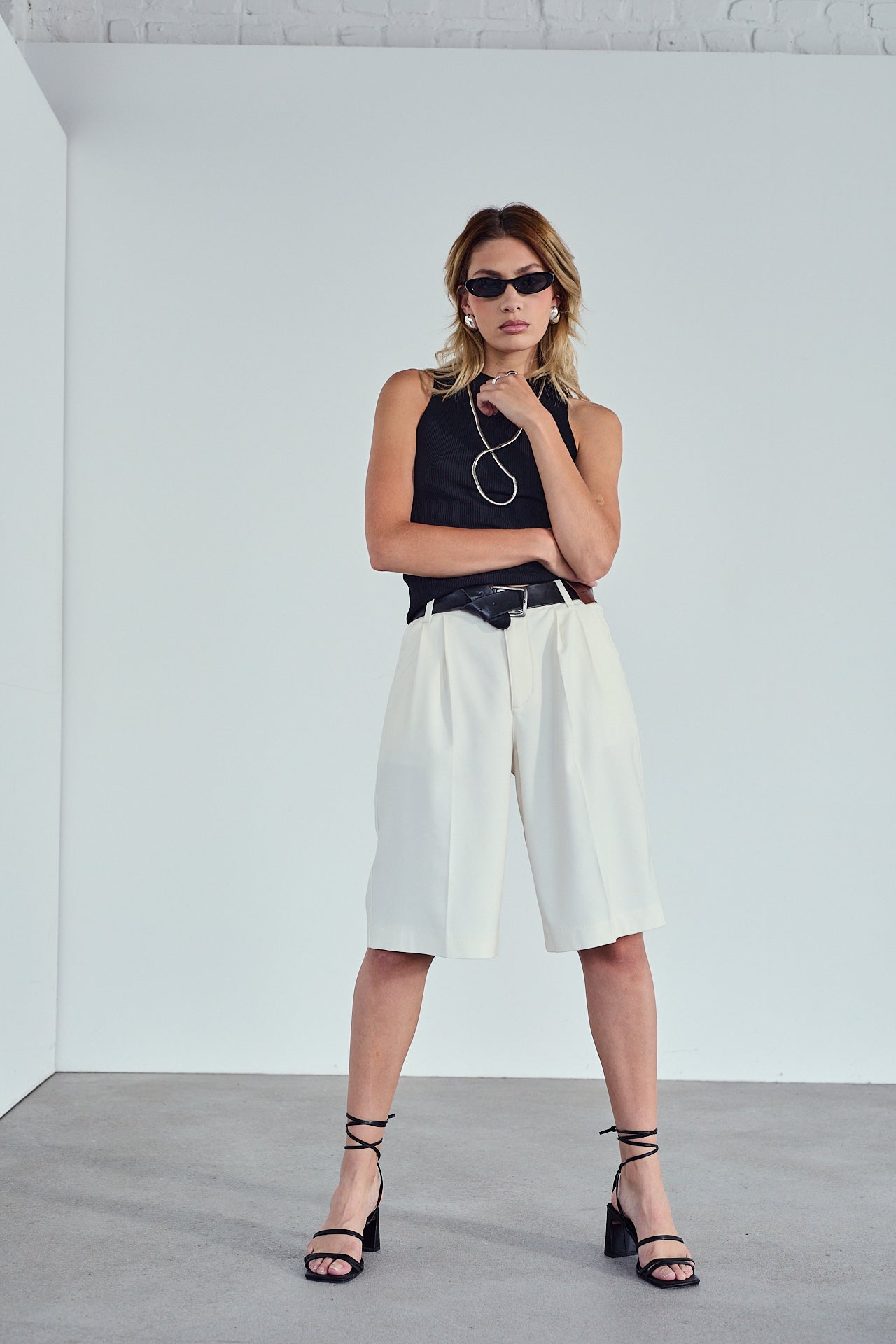 

Bermuda City Femme Alcyone Yunsa bright white | Freeman T. Porter