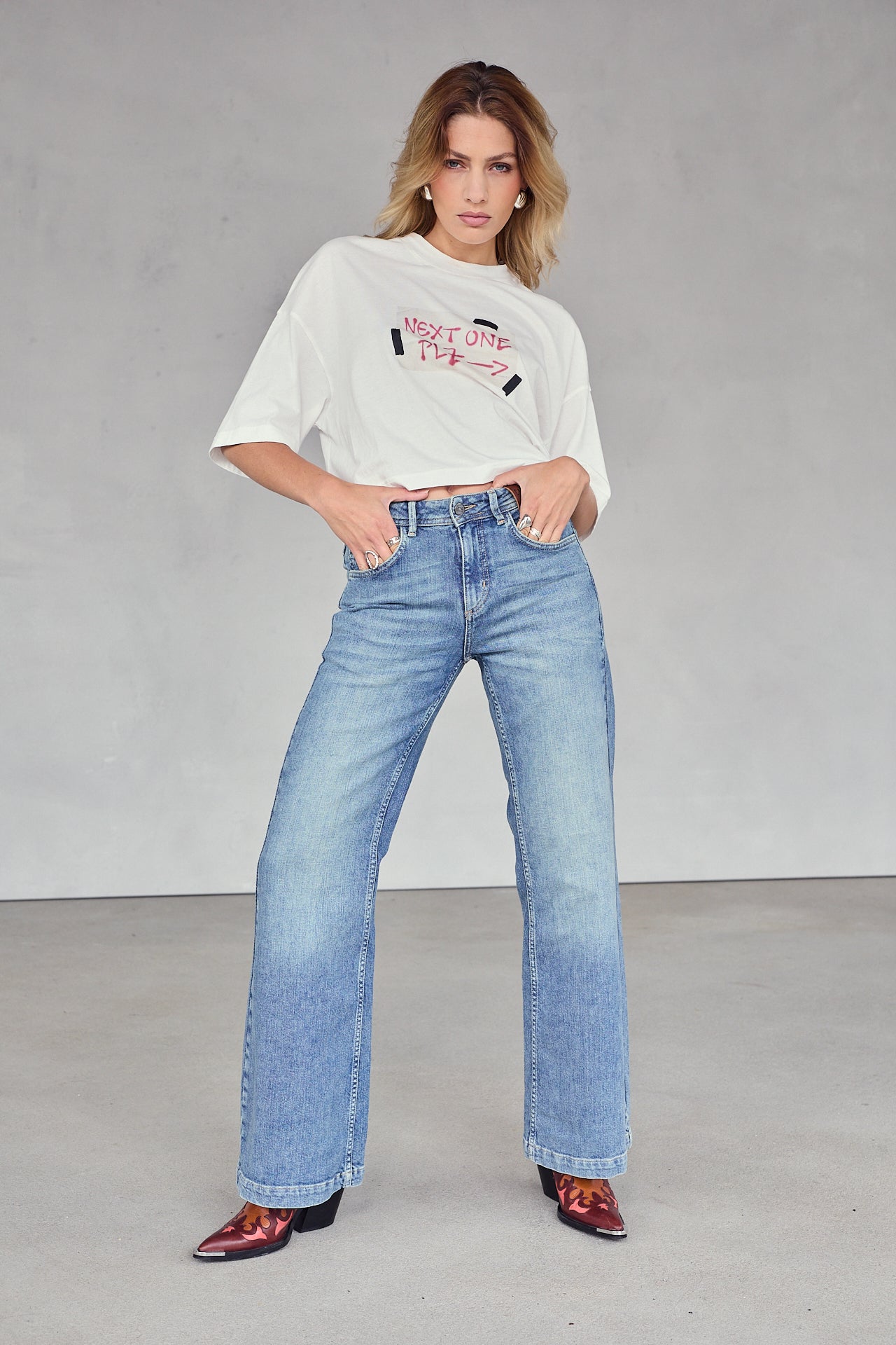 

Jeans flare Femme Grazia bounds | Freeman T. Porter
