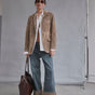 

Flocked velvet blazer Women Gaia dark brown | Freeman T. Porter