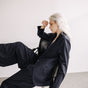 

Blazer texturé oversize Femme Gaia navy | Freeman T. Porter