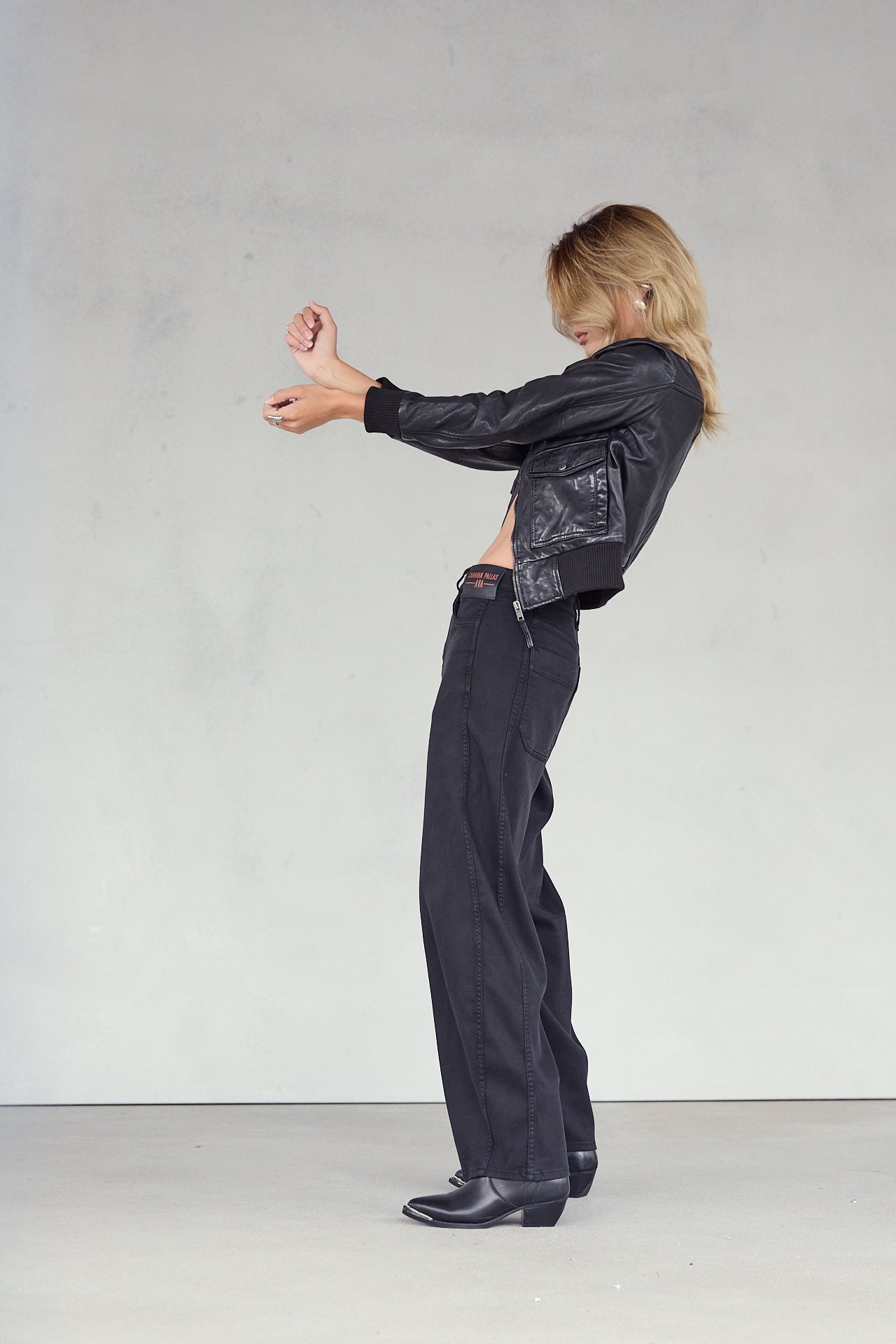 

Perfecto en cuir Femme Kriss Leather black | Freeman T. Porter