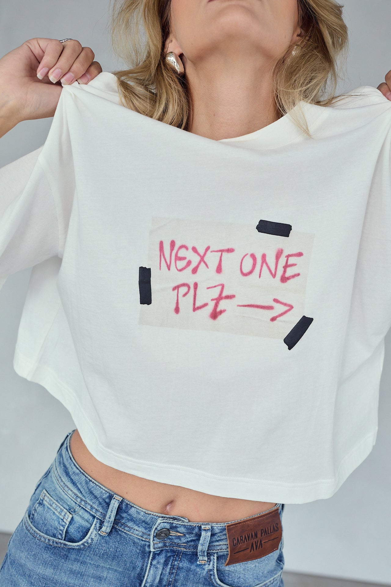 

T-Shirt imprimé Femme Rick Tag white | Freeman T. Porter