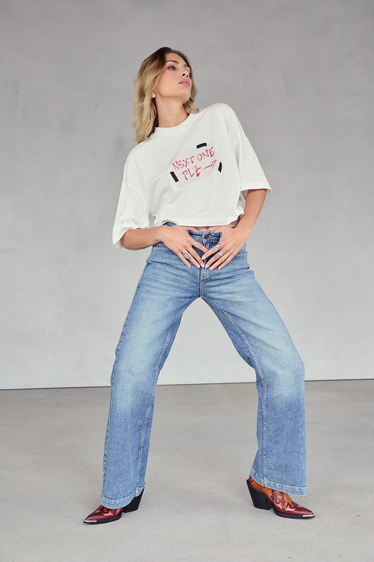 

T-Shirt imprimé Femme Rick Tag white | Freeman T. Porter